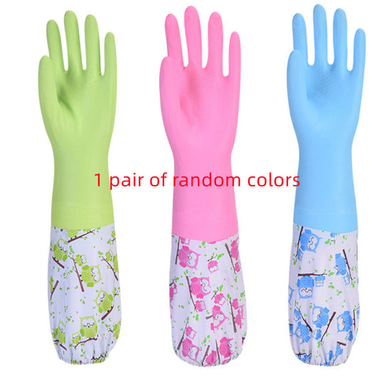 Autumn And Winter Dishwashing Gloves