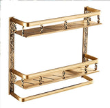 European style bathroom shelf double bathroom