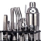 20-piece Set Of Stainless Steel Cocktail Cocktail Shaker Tools