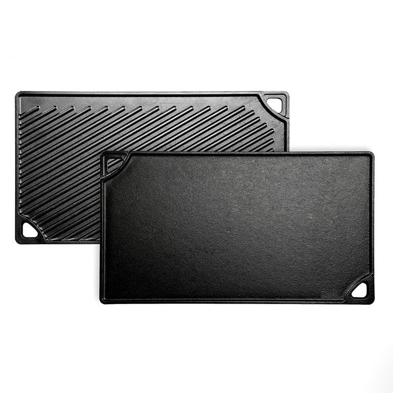 Cast Iron Striped Skillet Can Be Used On Both Sides