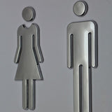 12cm Bathroom Signboard Bathroom Door Plate